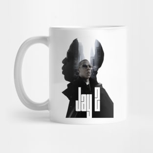 Jay-Z double exposure Mug